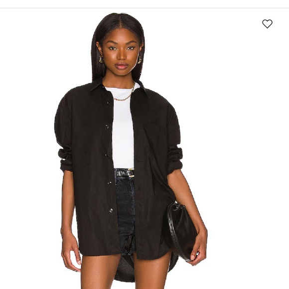 aritzia agolde dee shorts - size 23 (best fits size 24 or 25 / size XS), black - Picture 7 of 8